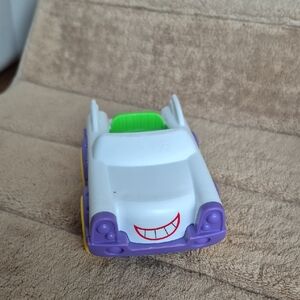 Little People Joker Purple and White Toy Car